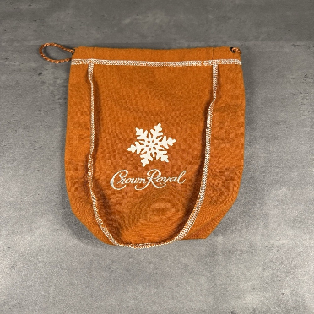 Crown Royal Salted Caramel Limited Edition Whiskey 750ml Felt Bottle Bag Fall
